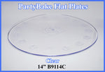 14" Clear Tier Plate No Knobs