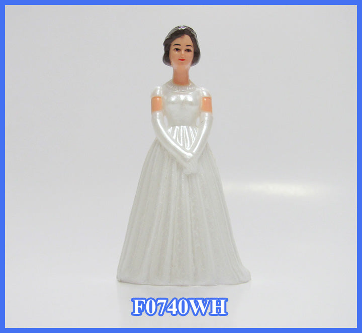 3" Bridesmaid - White