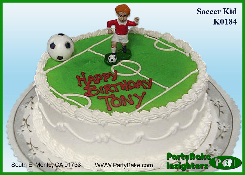 Soccer Kid Cake Kit