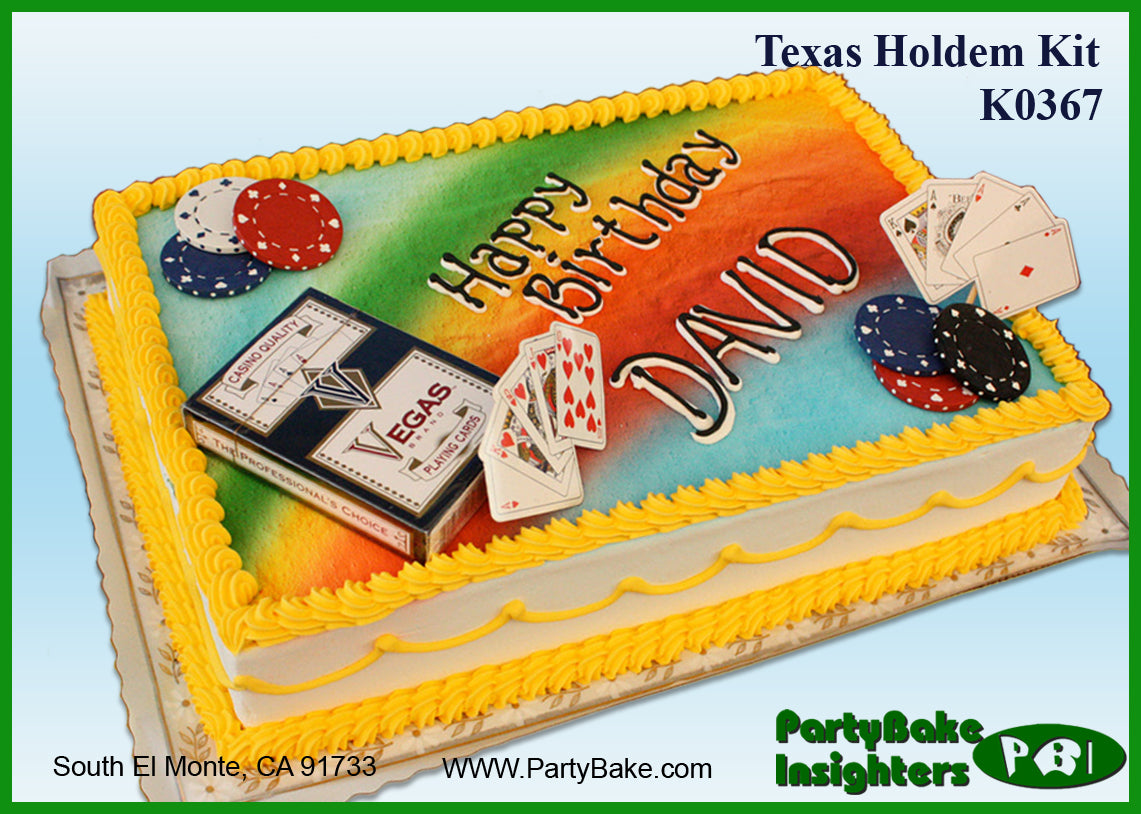 Texas Holdem Cake Kit