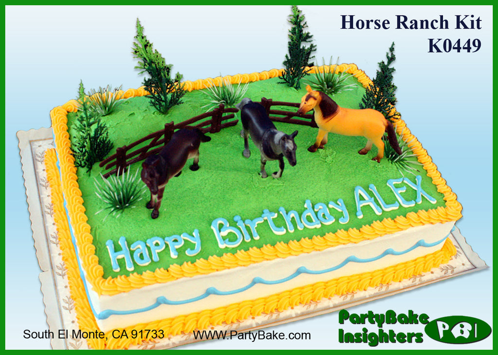 Horse Ranch Cake Kit