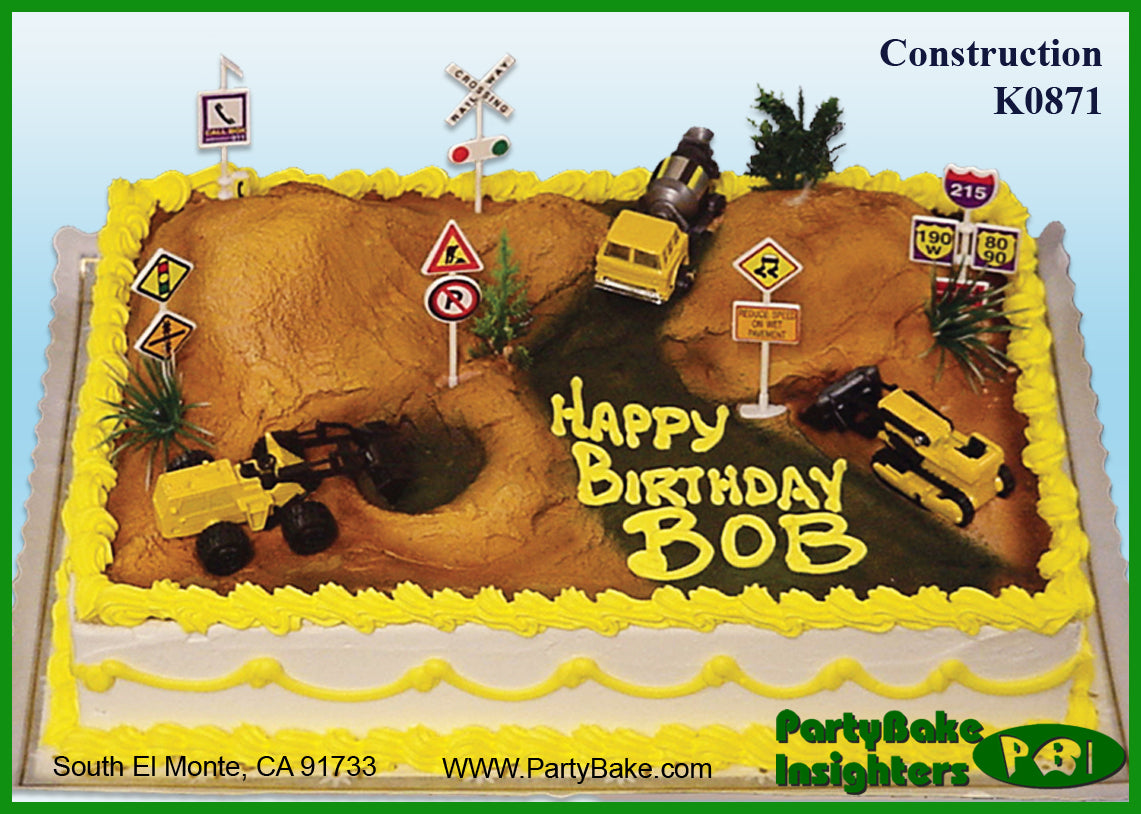 Construction Cake Kit