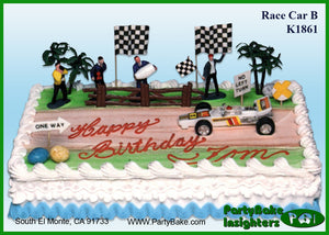 Race Car B Cake Kit