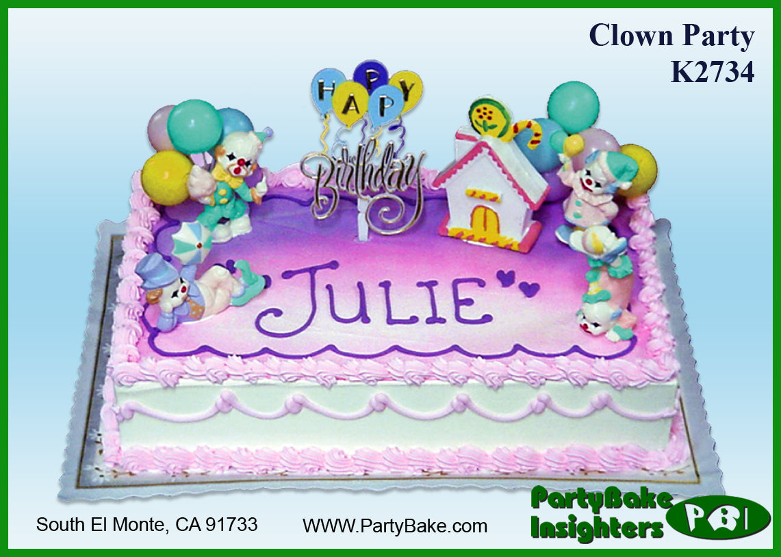 Clown Party Cake Kit