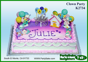 Clown Party Cake Kit