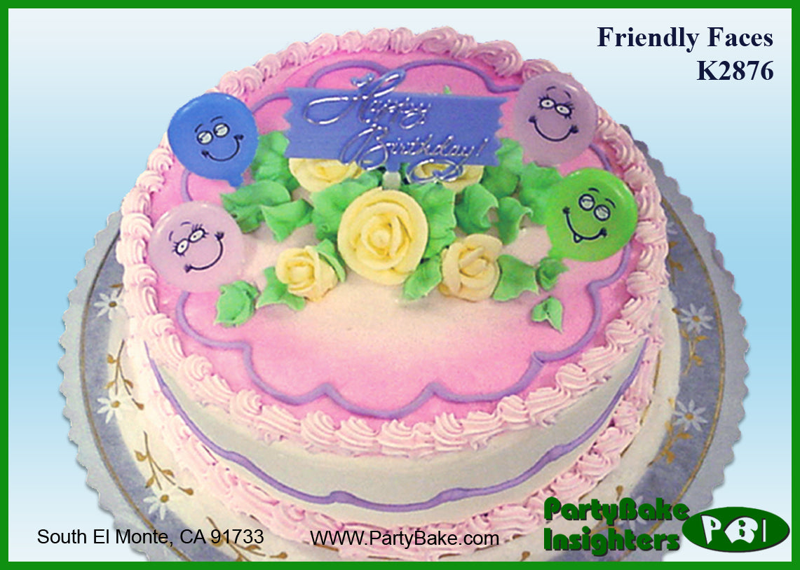 Friendly Faces Cake Kit