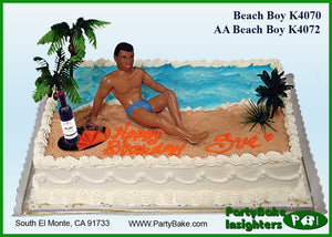 Afri. Amer. Beach Boy Cake Kit