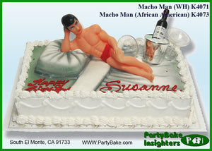 Afri Amer Macho Man Cake Kit