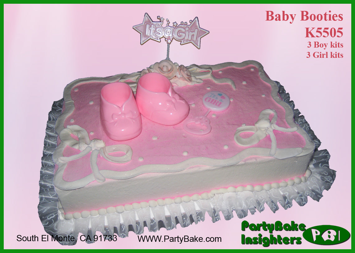 Baby Booties Cake Kit