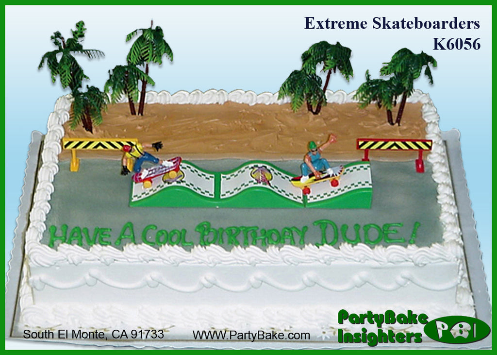 Xtreme Skateboarders Cake Kit