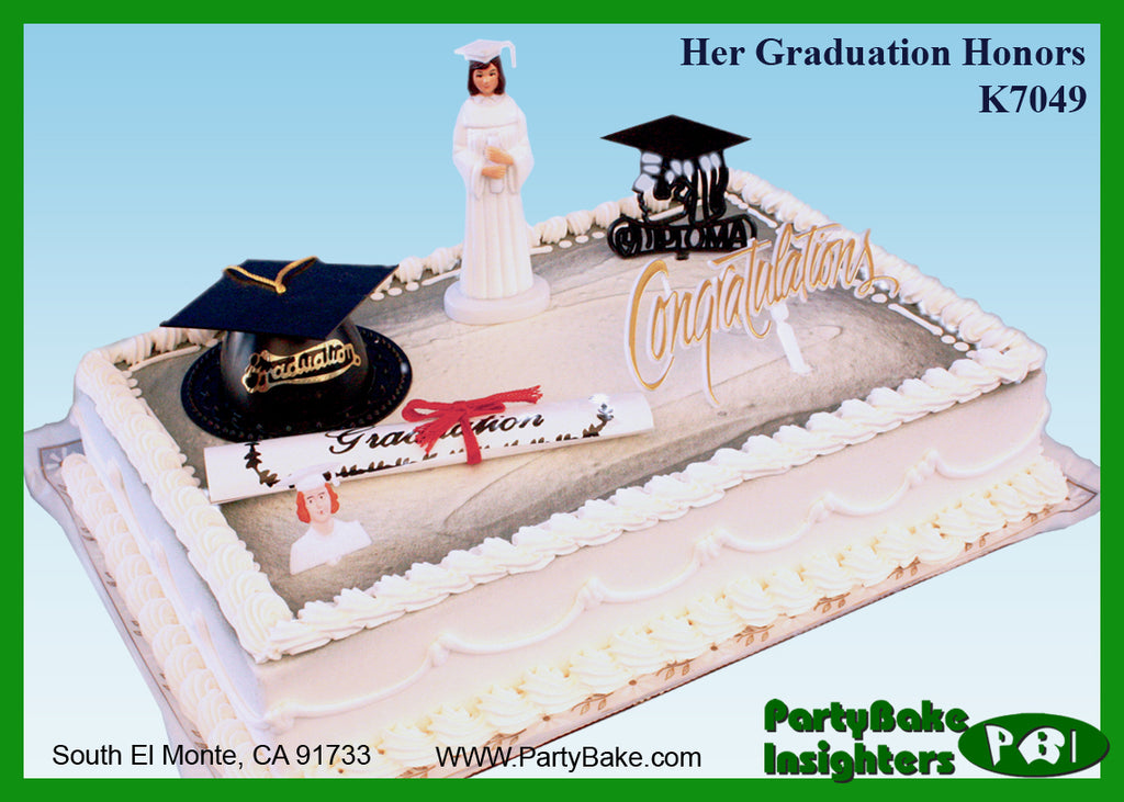 Her Graduation Honors Cake Kit