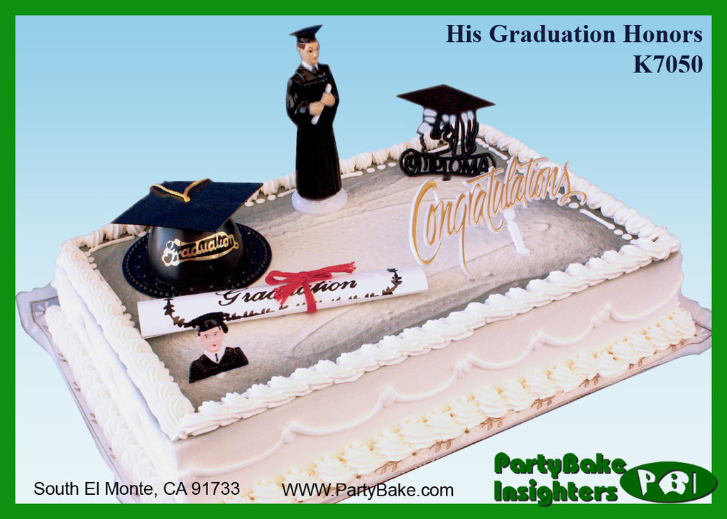 His Graduation Honors Cake Kit