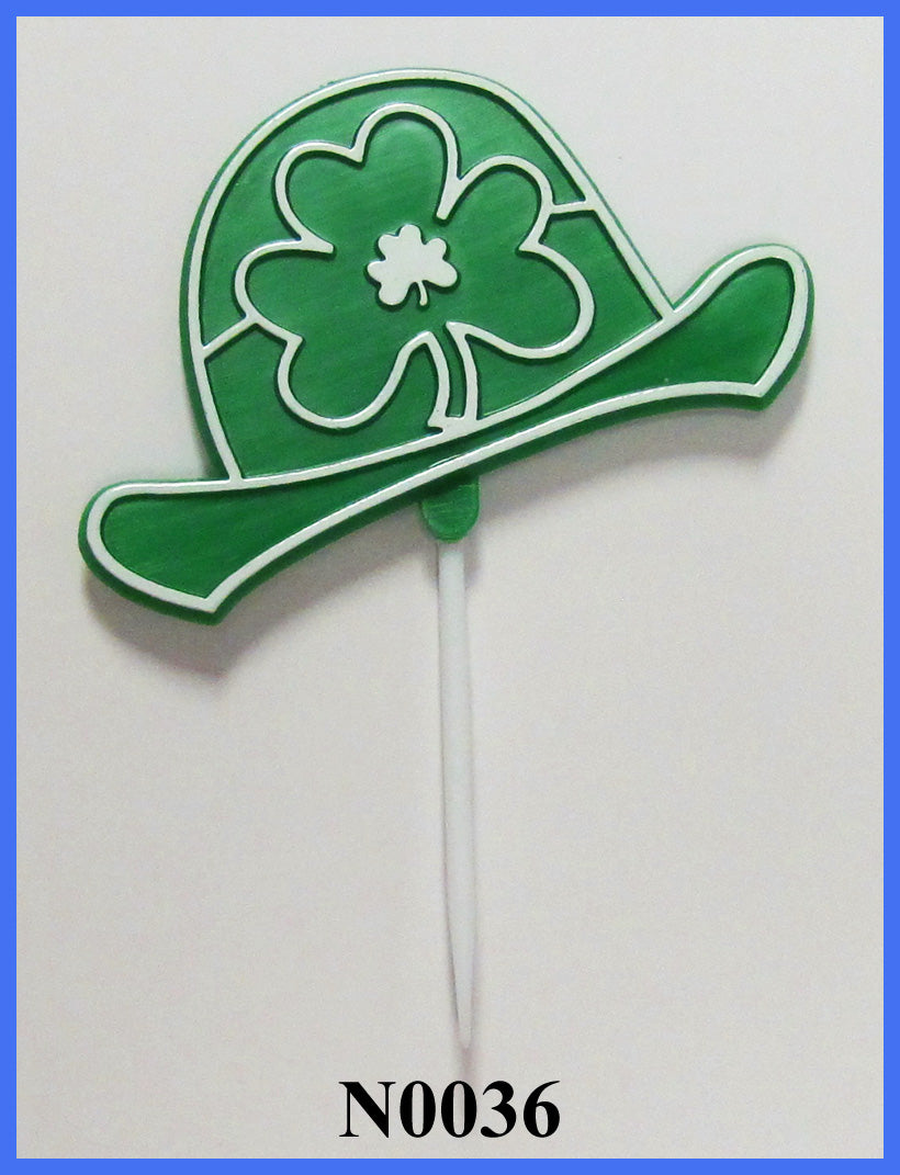 Hat W/ Shamrock W/ Flower