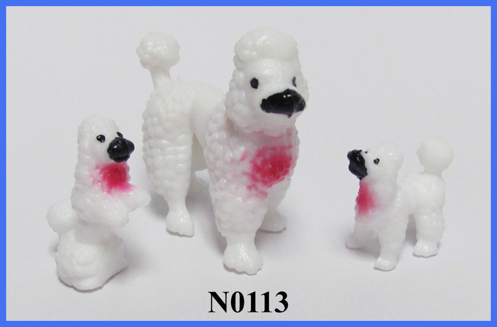 3 Pc Poodle Family Set