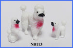 3 Pc Poodle Family Set