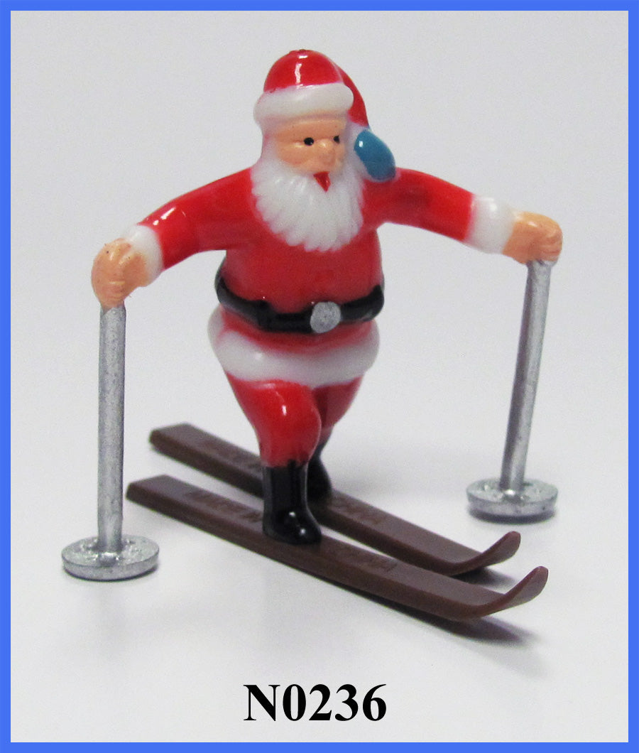 Santa on Skis