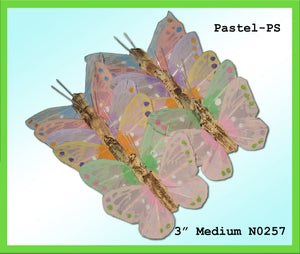 Medium Pastel Butterflies