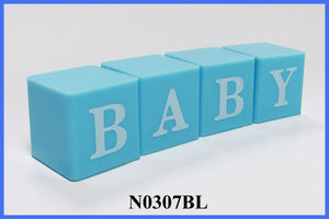 Blue Baby Blocks Set