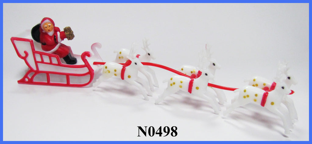 Lg Santa & Sleigh Set