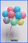 Pastel Balloon Clusters