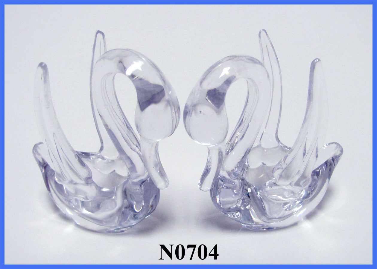 Clear Acrylic Swan