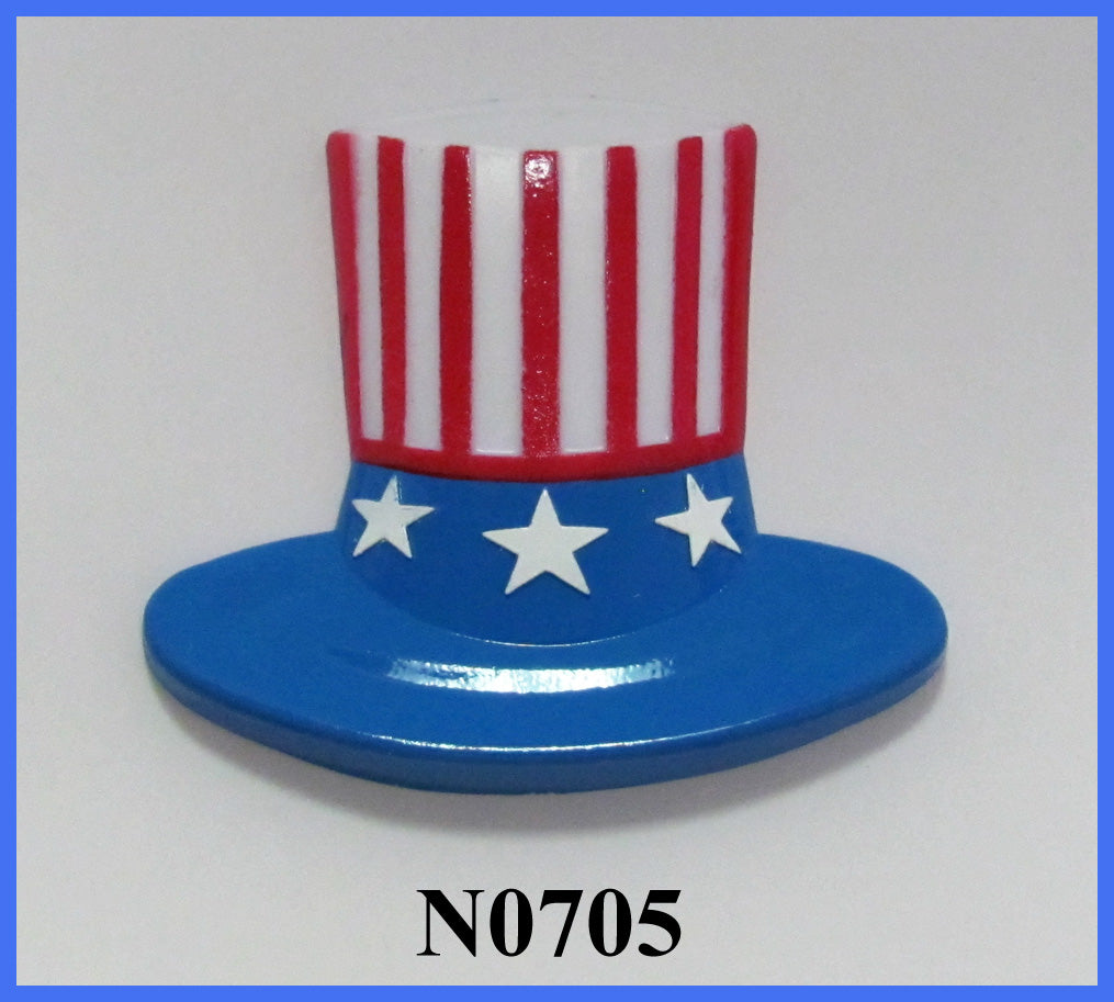 Lg PVC Uncle Sam Hat