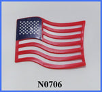 Lg Plastic American Flag