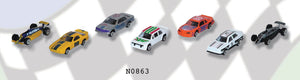 3" Race car Set - Asst