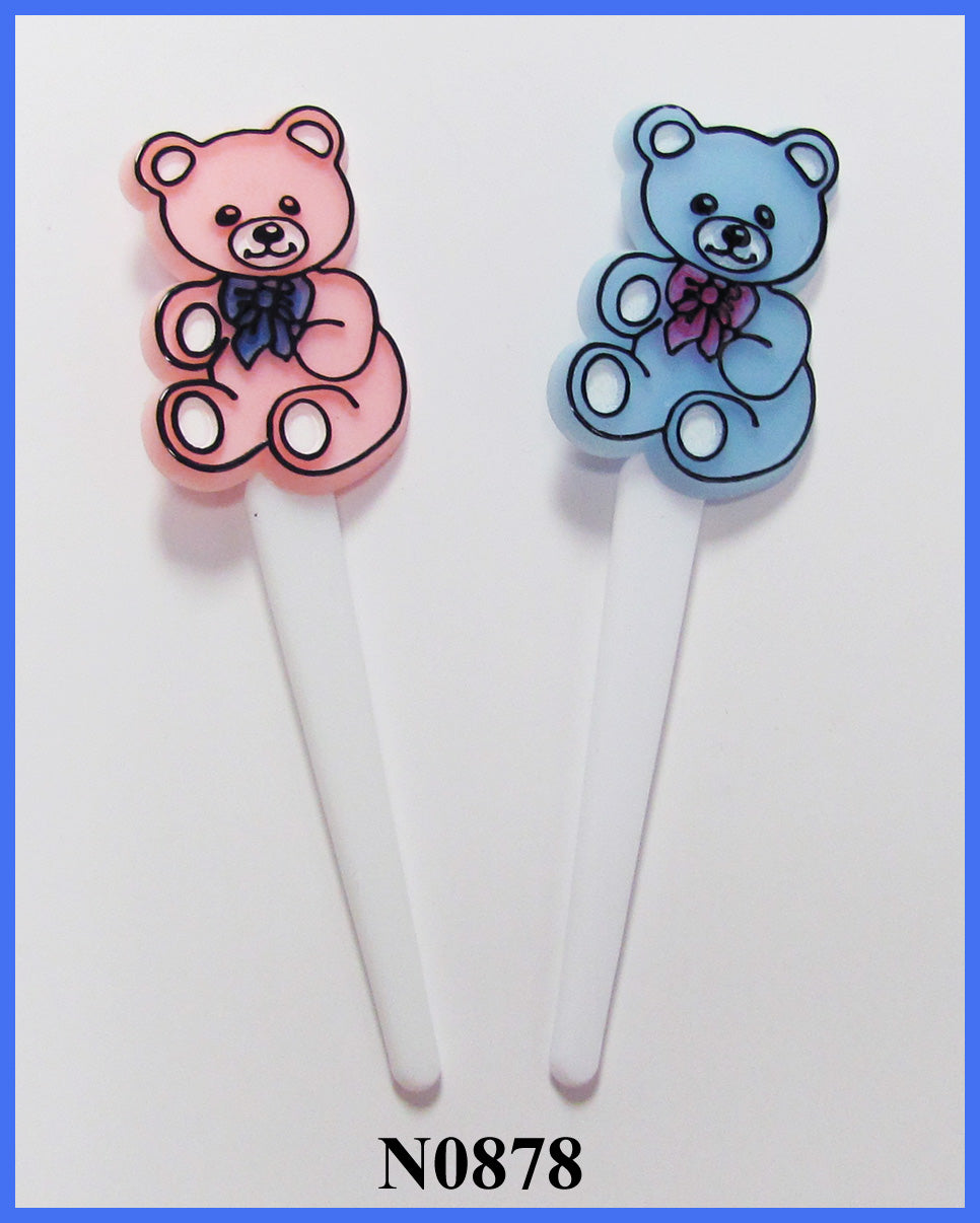 Sm Pink/Blue Bear Pick