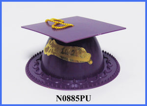 Pur Plastic Grad Hat w/Base