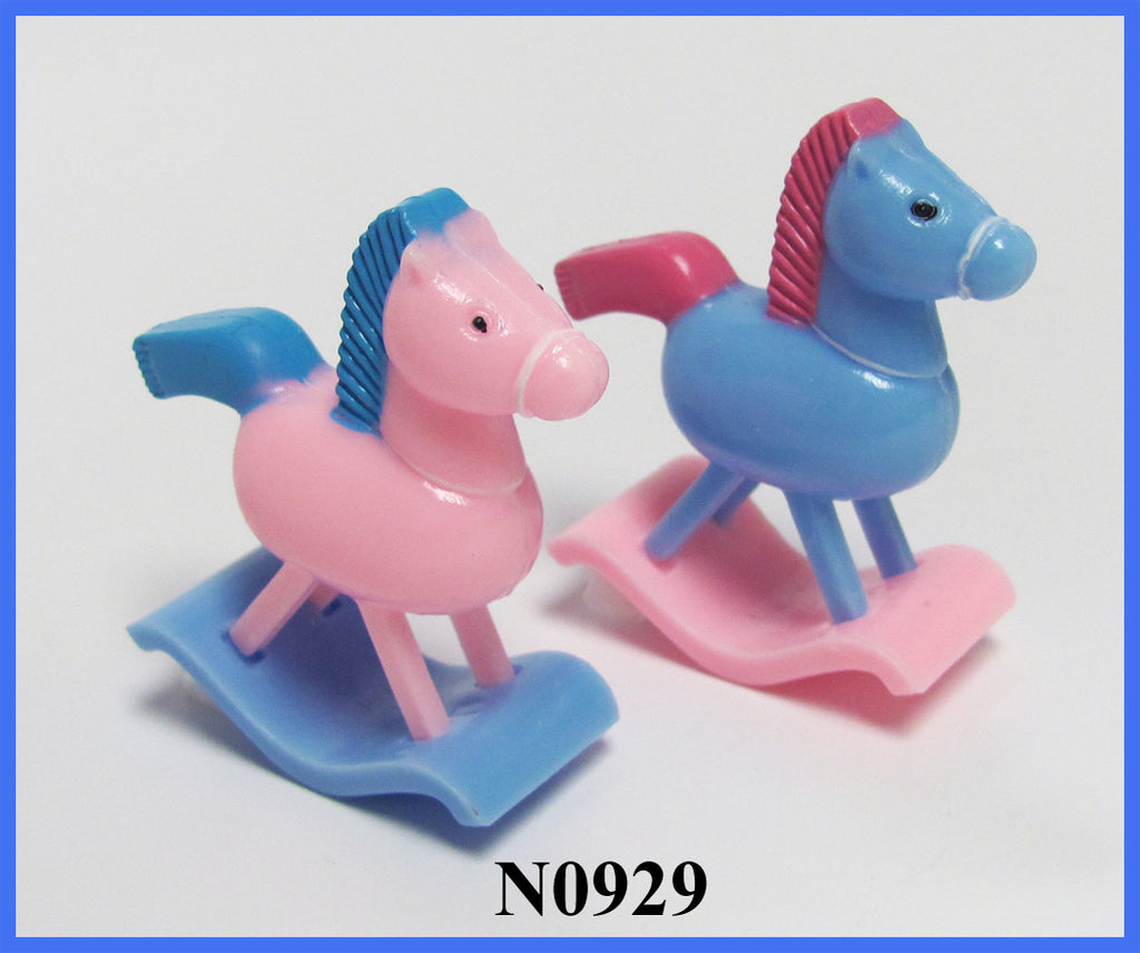 Pk/Bl Mini Rocking Horse