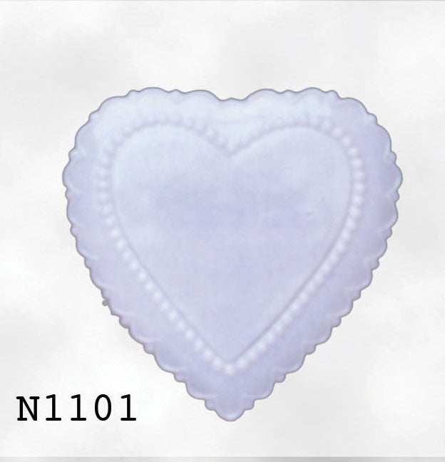 White Heart Plaque