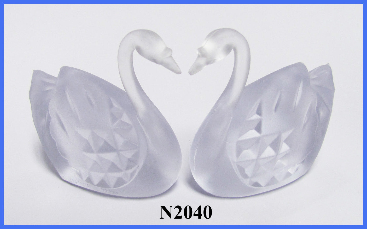 Solid Chrystal Swans