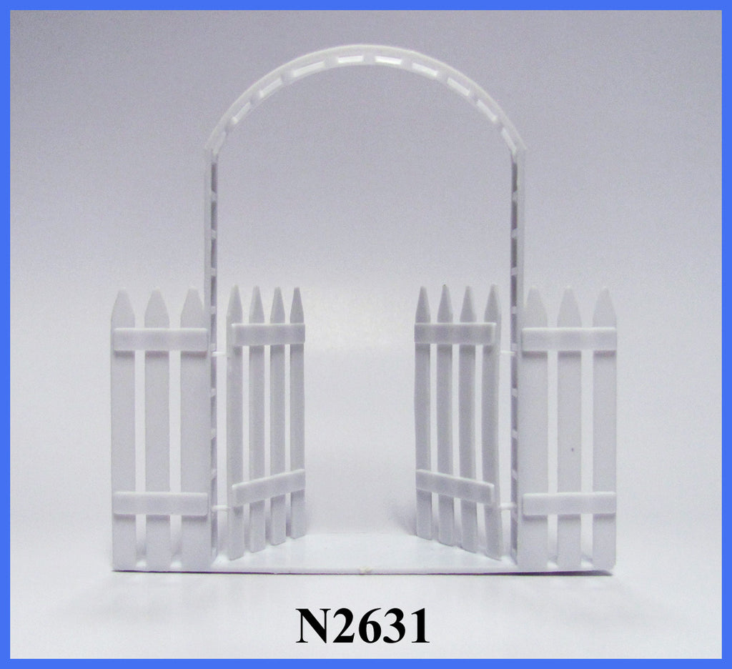 White Garden Gate