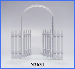 White Garden Gate