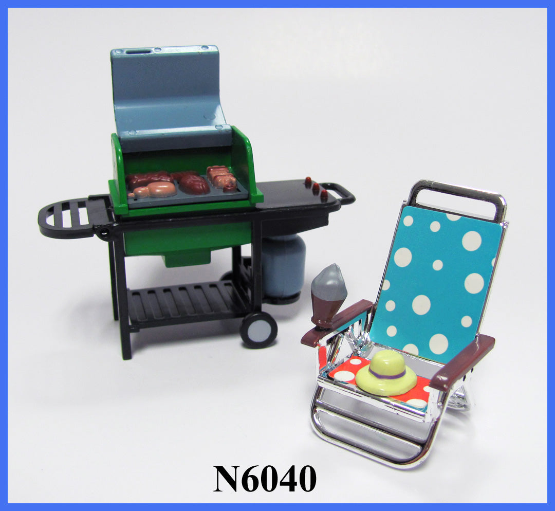 BBQ Grill & Beach Chair