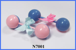 2 Color Dumbell W/ Ribbon