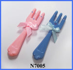 Blue & Pink Forks W/ Ribbon