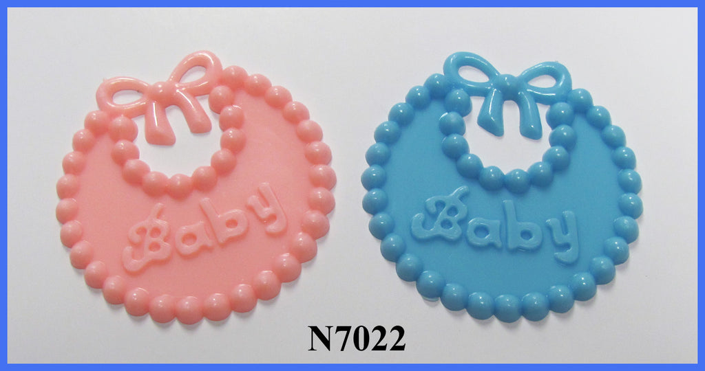 Blue & Pink Baby Bibs