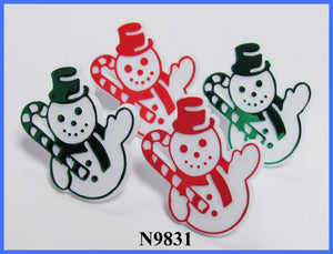 Flat Snowman Ring