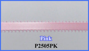 3/8" Picot Ribbon-Pink-20 Yd