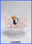 Swan Love Ornament-Pink