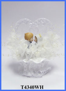 Swan Love Ornament-White