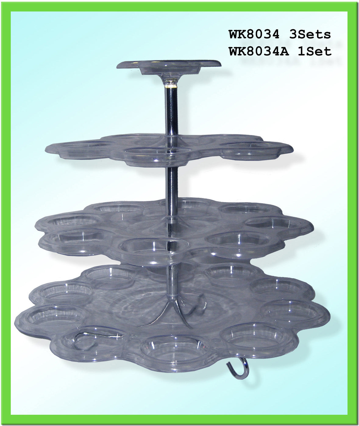 Plastic cupcake stand 1 set